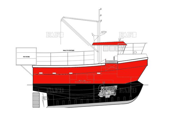 PB33 - Trawler / Gill Netter / Potter - Gary Mitchell designed GRP new build - picture 1